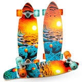 MADD GEAR 28" CRUISER SKATEBOARD SOLAR TIDES