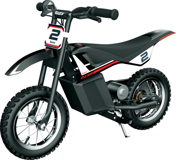 RAZOR DIRT ROCKET MX125 BLACK W DECALS Mozzi