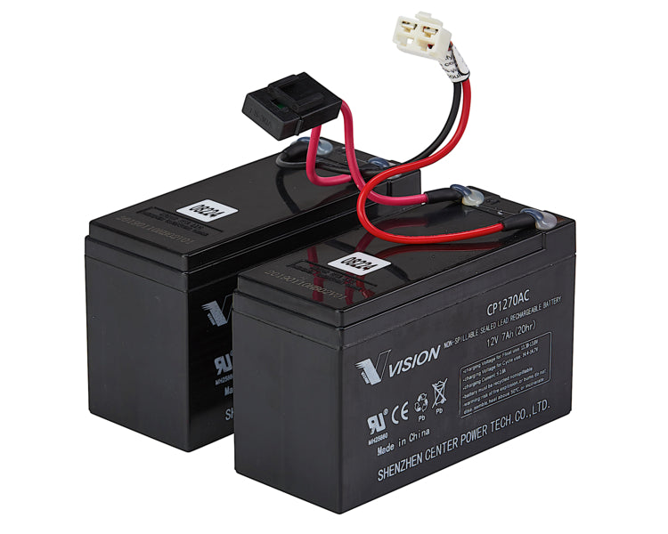 RAZOR MX350/MX400 BATTERY W/FUSE (2 12V/7AH SINGLE CONNECTOR)