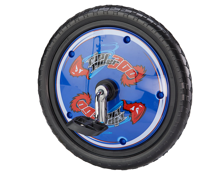 RAZOR Riprider FRONT WHEEL W/PEDAL & CRANKS - BLUE