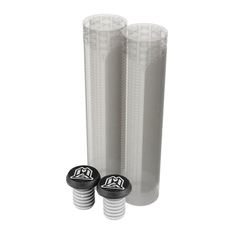 MADD GEAR 180MM TRIFECTA GRIPS TRANSPARENT
