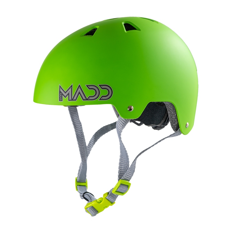 MADD GEAR HELMET XS/S GREEN / GREY