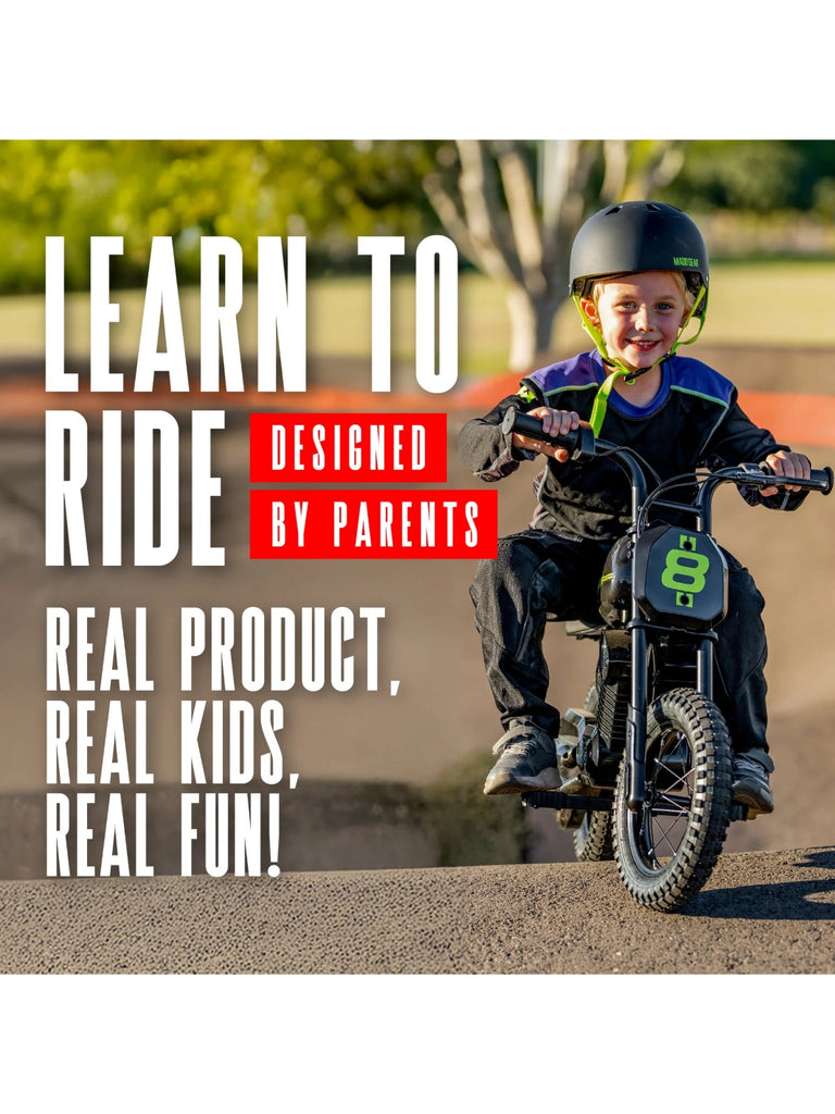 MADD GEAR MY 1ST MINI ELECTRIC DIRT BIKE