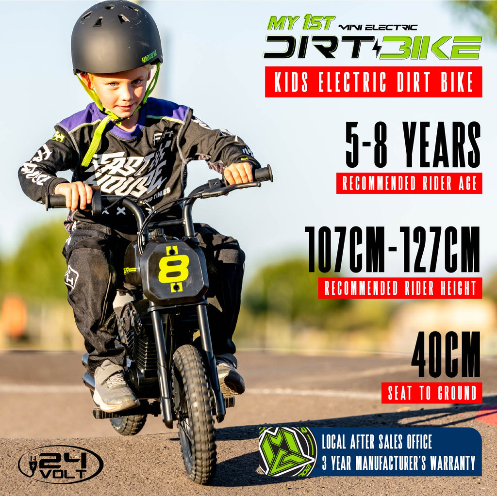 MADD GEAR MY 1ST MINI ELECTRIC DIRT BIKE