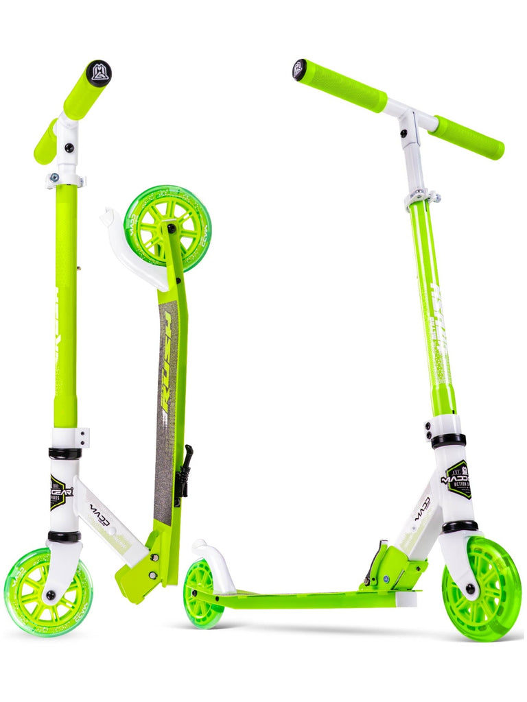 MADD GEAR METRO RUSH 125 SCOOTER WHITE / GREEN