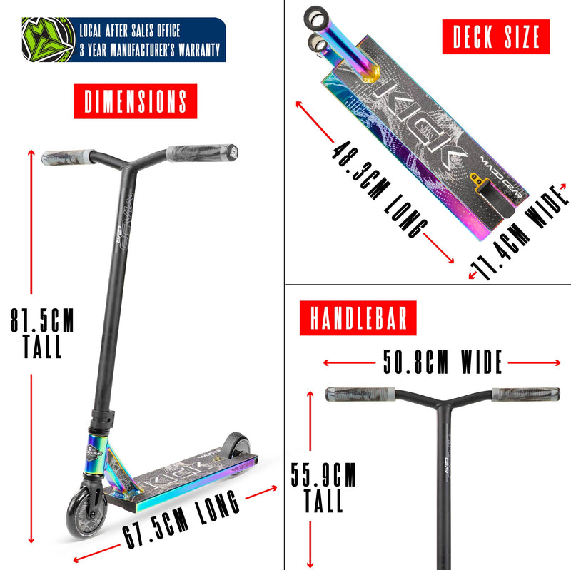 MADD GEAR KICK EXTREME SCOOTER NEOCHROME