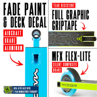 MADD GEAR KICK PRO-X SCOOTER BLUE / GREEN