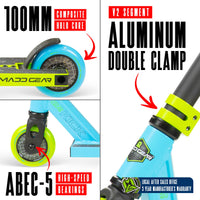 MADD GEAR KICK PRO-X SCOOTER BLUE / GREEN