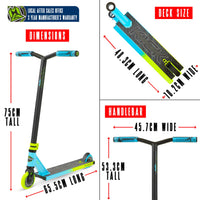 MADD GEAR KICK PRO-X SCOOTER BLUE / GREEN