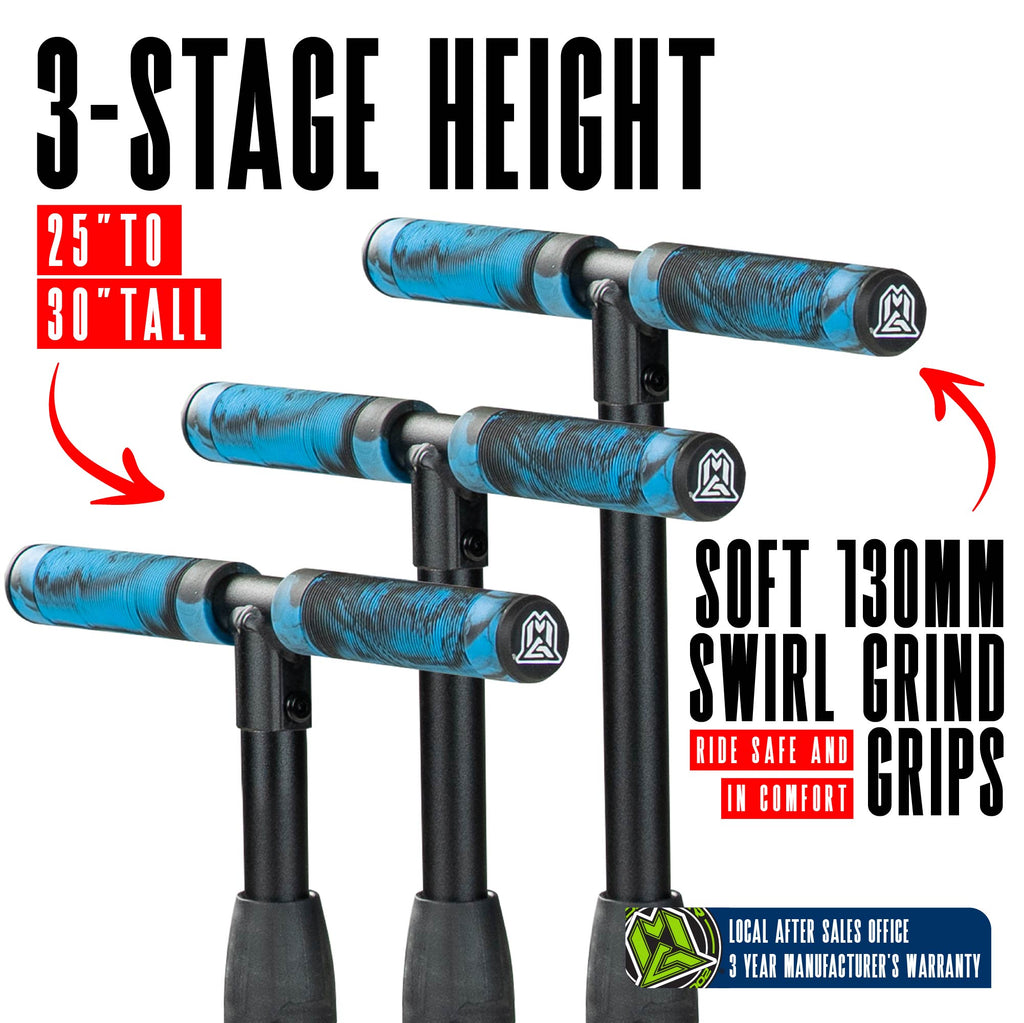 MADD GEAR ZINGER 3 WHEELED SCOOTER BLUE