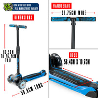 MADD GEAR ZINGER 3 WHEELED SCOOTER BLUE