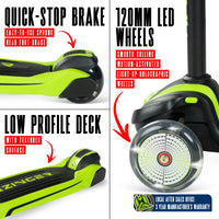 MADD GEAR ZINGER 3 WHEELED SCOOTER GREEN