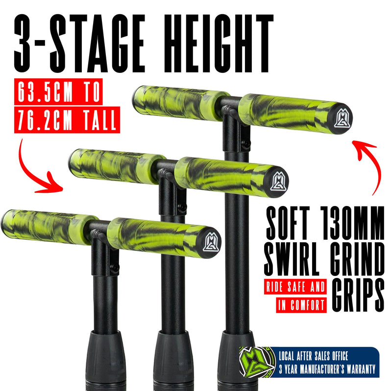 MADD GEAR ZINGER 3 WHEELED SCOOTER GREEN