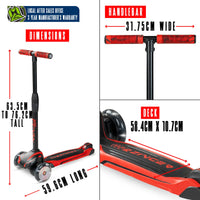 MADD GEAR ZINGER 3 WHEELED SCOOTER RED