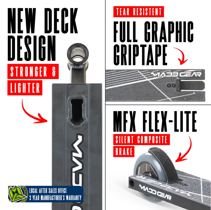 MADD GEAR MG1 RAVEN SCOOTER BLACK / BLACK