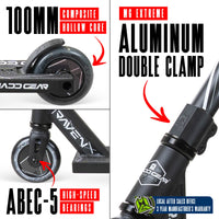 MADD GEAR MG1 RAVEN SCOOTER BLACK / BLACK