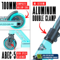 MADD GEAR MG1 RAVEN SCOOTER TEAL / BLACK