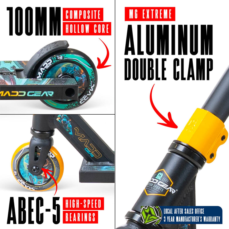 MADD GEAR MG2 OBSIDIAN SCOOTER GORILLA TUNES