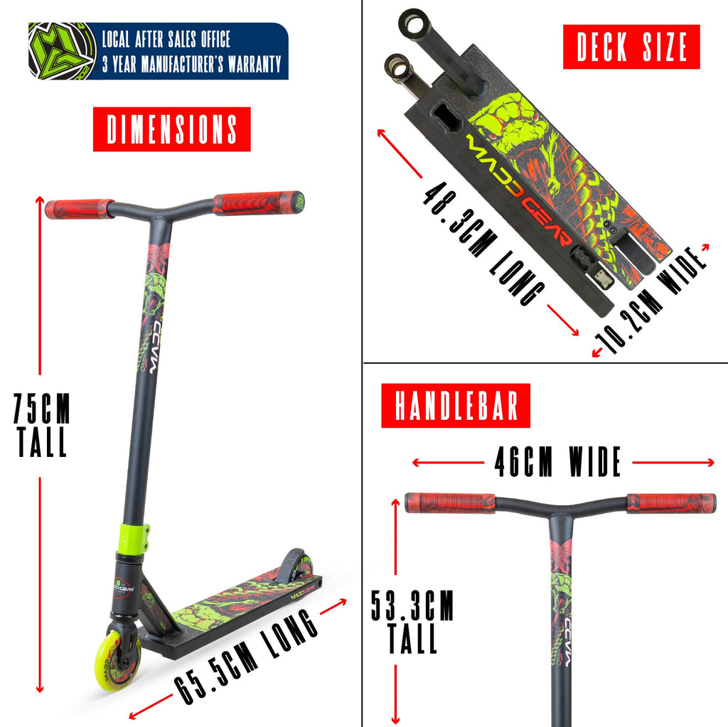 MADD GEAR MG2 OBSIDIAN SCOOTER VENOM