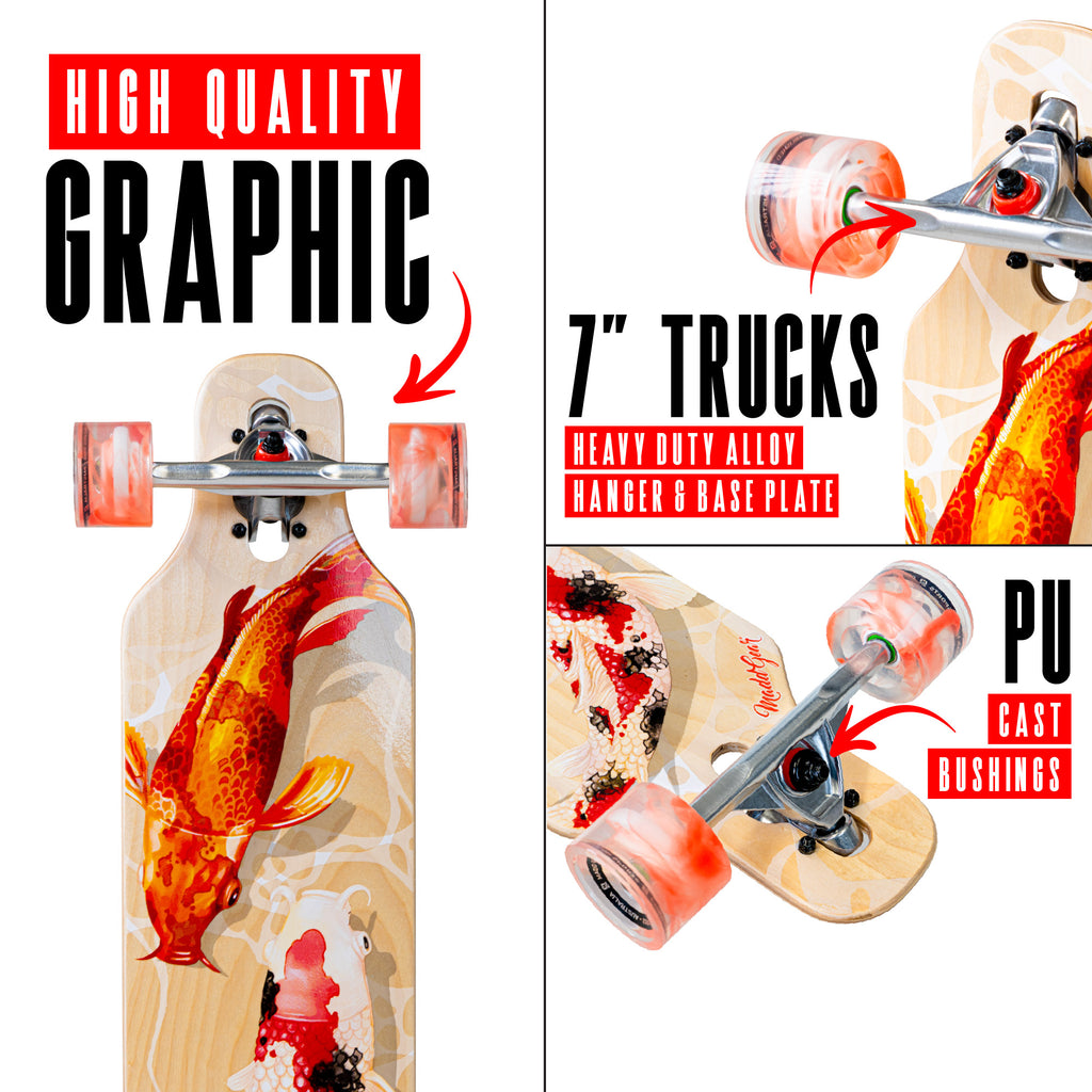 MADD GEAR 31" DROP THROUGH SKATEBOARD TRANQUIL