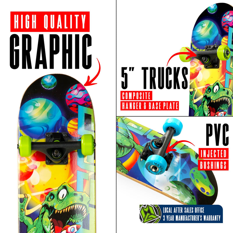 MADD GEAR 31" LTR  SKATEBOARD EXTINCT