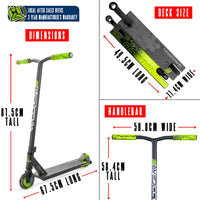 MADD GEAR MG3 ZEN SCOOTER BLACK / GREEN