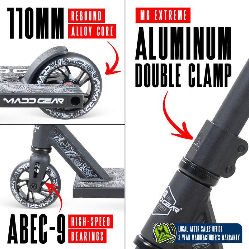 MADD GEAR MG4 TITAN SCOOTER BLACK / BLACK