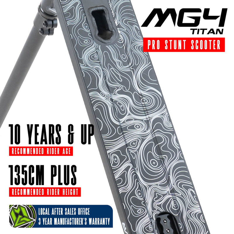 MADD GEAR MG4 TITAN SCOOTER BLACK / BLACK