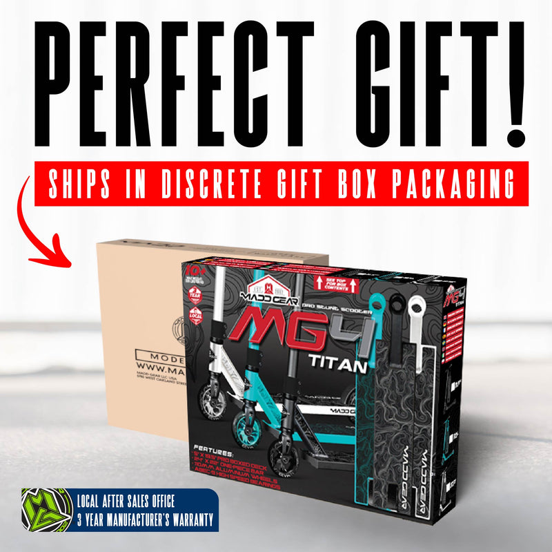 MADD GEAR MG4 TITAN SCOOTER BLACK / BLACK