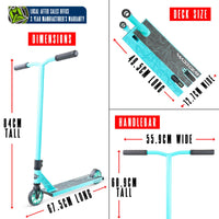 MADD GEAR MG4 TITAN SCOOTER TEAL / TEAL