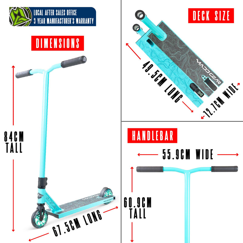 MADD GEAR MG4 TITAN SCOOTER TEAL / TEAL
