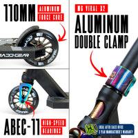 MADD GEAR MG5 AXION SCOOTER BLACK / NEOCHROME