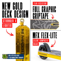 MADD GEAR MG6 KINETIC SCOOTER GOLD