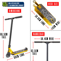 MADD GEAR MG6 KINETIC SCOOTER GOLD