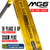 MADD GEAR MG6 KINETIC SCOOTER GOLD