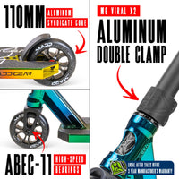 MADD GEAR MG6 KINETIC SCOOTER NEOCHROME