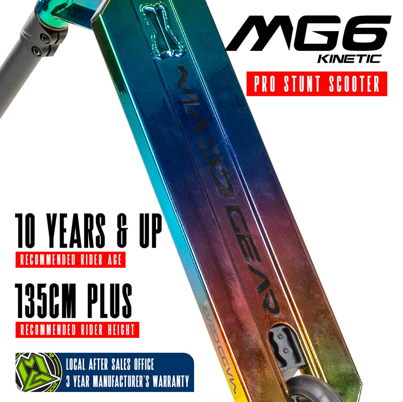 MADD GEAR MG6 KINETIC SCOOTER NEOCHROME