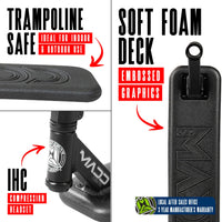 MADD GEAR BOUNCE TRAMPOLINE SCOOTER BLACK / BLACK