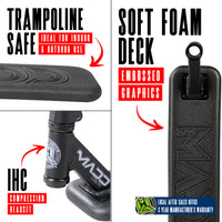 MADD GEAR BOUNCE TRAMPOLINE SCOOTER BLACK / WHITE