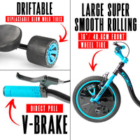 MADD GEAR MINI DRIFT TRIKE BLUE / BLACK
