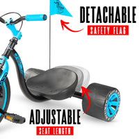 MADD GEAR MINI DRIFT TRIKE BLUE / BLACK