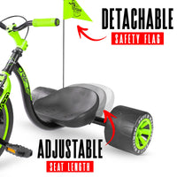 MADD GEAR MINI DRIFT TRIKE GREEN / BLACK