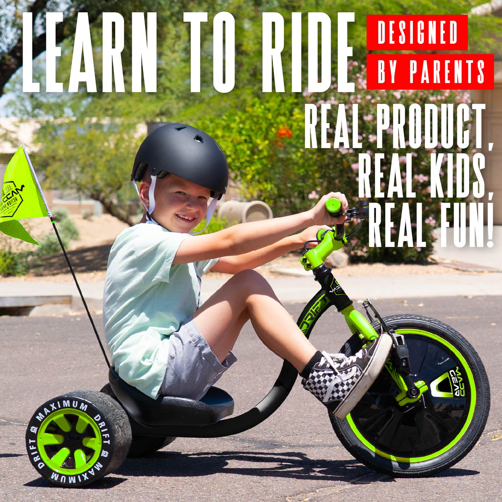 MADD GEAR MINI DRIFT TRIKE GREEN / BLACK