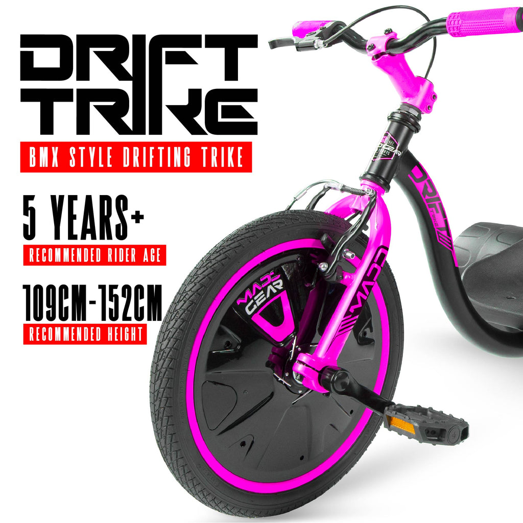 MADD GEAR MINI DRIFT TRIKE PINK / BLACK