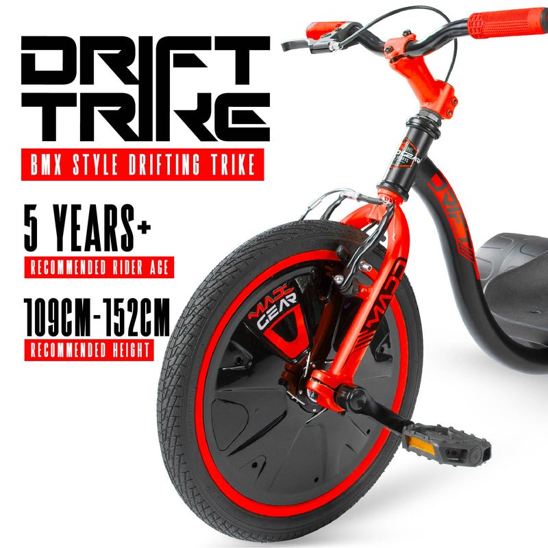 MADD GEAR MINI DRIFT TRIKE RED / BLACK