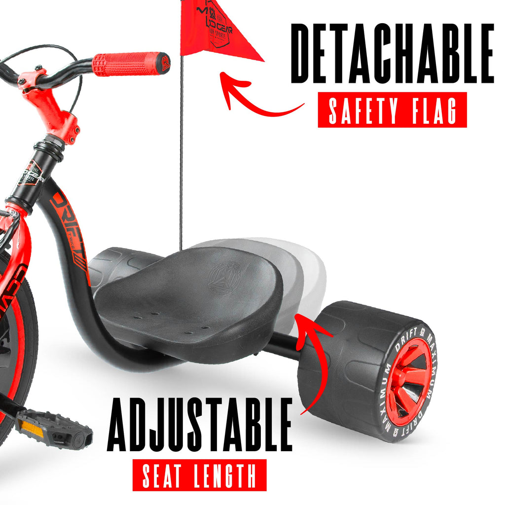 MADD GEAR DRIFT TRIKE RED / BLACK