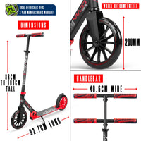 MADD GEAR KRUZER 200 SCOOTER RED BLACK