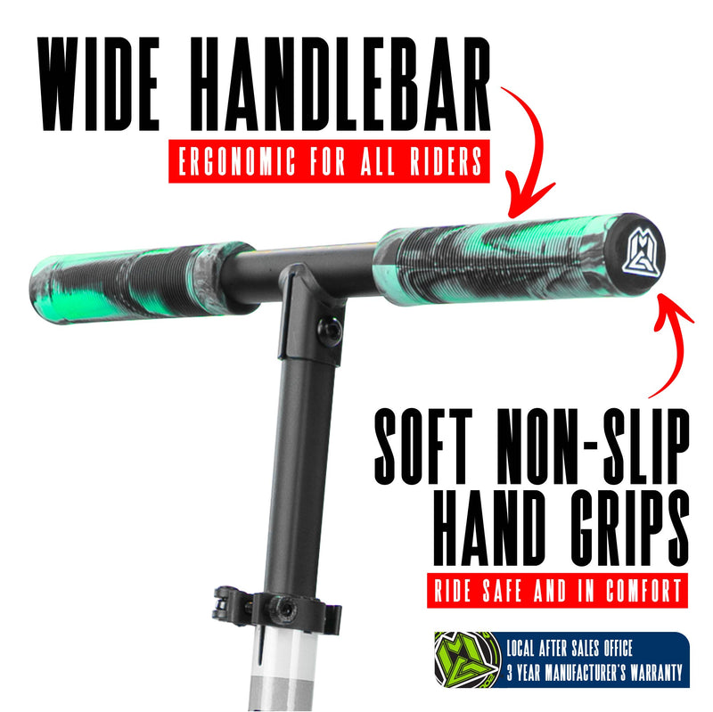MADD GEAR KRUZER 200 SCOOTER GREY TEAL