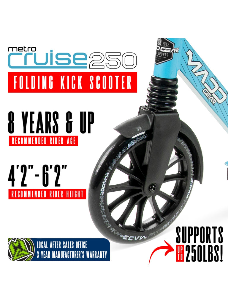 MADD GEAR METRO CRUISE 250 BLACK / BLUE