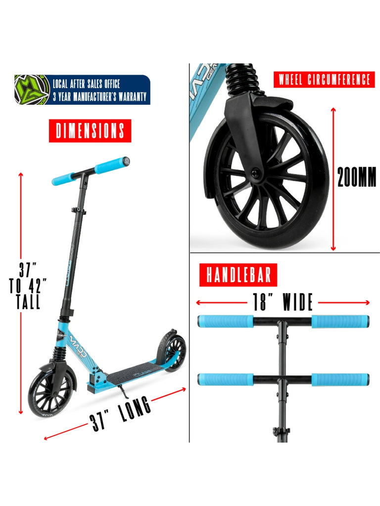 MADD GEAR METRO CRUISE 250 BLACK / BLUE